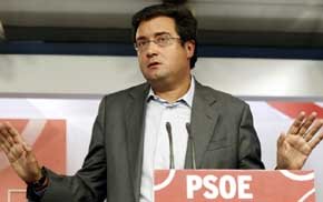 El secretario de Organización del PSOE, Óscar López