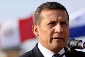 Ollanta Humala, presidente de Perú