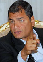 Correa ha descartado al FMI y al BM como posibles fuentes de financiación para corregir el déficit presupuestario