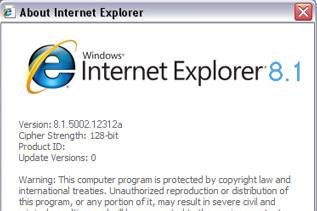 Internet Explorer, nombre código: Eagle Eyes