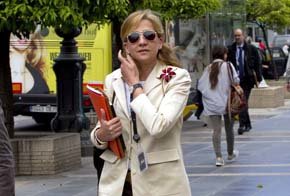 La infanta Cristina en Barcelona (Efe)