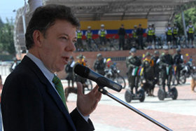 El ministro de Defensa colombiano, Juan Manuel Santos, niega toda credibilidad a las declaraciones de Vega Cubillos 
