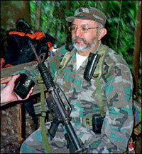 “Raúl Reyes”, segundo hombre de las FARC murió en marzo de 2008 a manos del ejercito colombiano en territorio ecuatoriano 