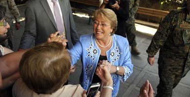 Michelle Bachelet encara un nuevo mandato en Chile 
