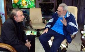 Fidel Castro recibió a Ignacio Ramonet en su casa de La Habana 