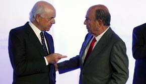 Francisco González y Emilio Botín. (EFE)