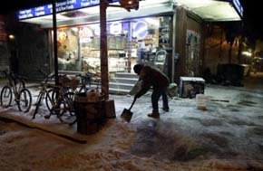 Una gran tormenta sacude EEUU con frío ártico, fuerte viento y abundante nieve 