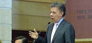 Juan Manuel Santos, presidente de Colombia.