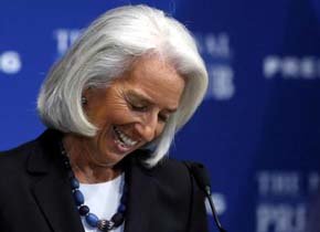 La directora gerente del Fondo Monetario Internacional (FMI), Christine Lagarde. (EFE)