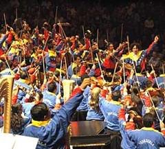 La Sinfónica Juvenil Simón Bolívar, con Gustavo Dudamel al frente