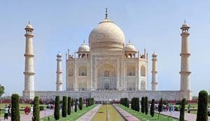 Taj Mahal en la India...