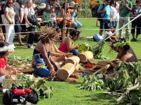 Habitantes de Isla de Pascua entregan 150 puntos limpios