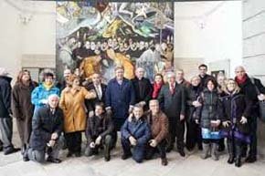 Romeral expone su Homenaje a El Greco en la catedral de Getafe