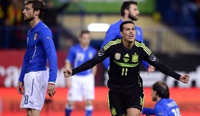 La Roja ganó con gol de Pedro en el debut de Costa