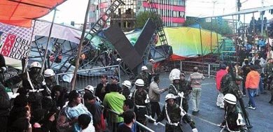 Cuatro muertos y 60 heridos en desfile folclórico en carnaval boliviano