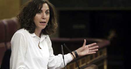 La diputada de UPyD Irene Lozano. (EFE)UPyD: “Utiliza su nombre cuando le viene bien”

