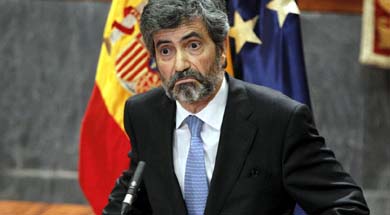 El presidente del Consejo General del Poder Judicial y del Tribunal Supremo, Carlos Lesmes. (EFE)