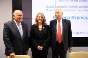 Rebeca Grynspan asume sus funciones como nueva secretaria general iberoamericana