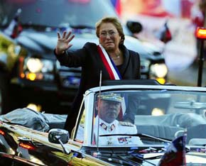 Bachelet accede por segunda vez a la presidencia de Chile