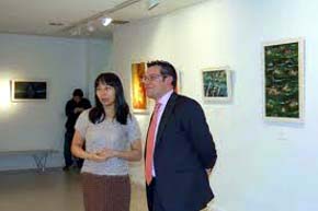 Yu Xin, pintora galardonada con el Premio Marejadas 2014