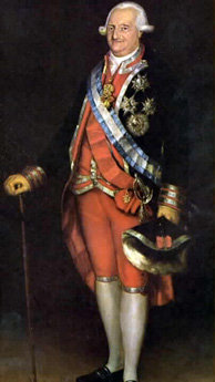 Carlos IV, óleo de Francisco de Goya

