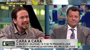 Pablo Iglesias participa en numerosos debates televisivos sobre actualidad política 