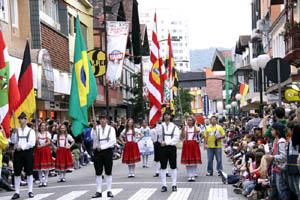 Fiesta de la cerveza en Blumenau, octoberfest brasileño.

