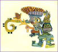Los aztecas tenían un dios para la planta sagrada del maíz
