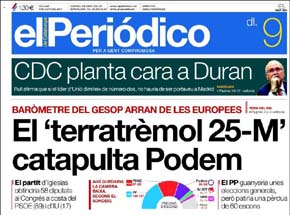 Los españoles dan la espalda al bipartidismo: Podemos obtendría 58 escaños