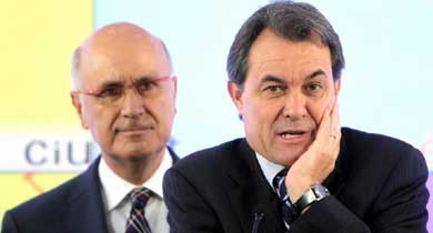 Artur Mas y Durán i Lleida…, una pareja que anuncia un divorcio ‘sonado’. Flickr de CiU