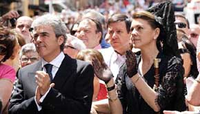 María Dolores de Cospedal en el Corpus (Archivo)