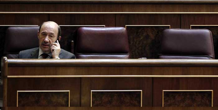 líder del PSOE, Alfredo Pérez Rubalcaba. (EFE)