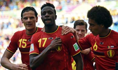 Origi salvó a Bélgica y Argelia goleó a Corea