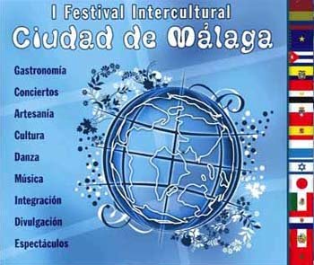 Cartel del 'I Festival Intercultural de Málaga'