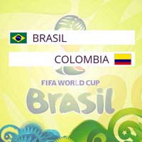 Brasil y Colombia se medirán en cuartos