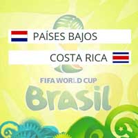 Holanda y Costa Rica se medirán en cuartos