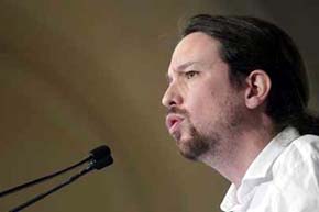 El líder de Podemos, Pablo Iglesias, ha calificado de repugnantes las palabras de la presidenta del PP de Madrid, Esperanza Aguirre
