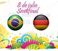 Alemania y Brasil se eliminarán en semis