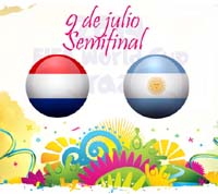 Argentina y Holanda se eliminarán en semis