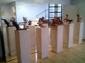 Exposición colectiva del Grupo La Cigüeña en la Casa de Baños de Madrid