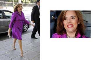 La foto de Soraya, la vice, que ‘El País’ publicó y luego ‘desapareció’… llamada de su gabinete mediante