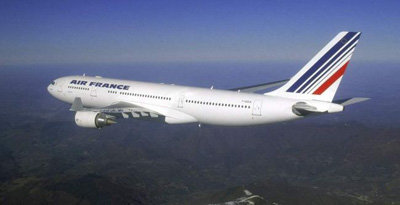 Un avión de Air France  como este, es el que resulto siniestrado en el atlántico anteayer lunes.