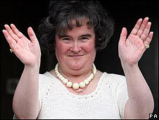 Susan Boyle no ha perdido la sonrisa 