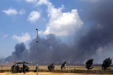 Israel intensifica sus bombardeos sobre la franja de Gaza