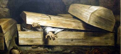 'L'inhumation precipitée' de Antoine Wiertz. (Szilas)