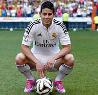 Fue presentado James Rodríguez