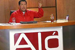 El presidente Chávez suspendió en la mitad, el maratónico programa de 4 días para festejar el décimo aniversario del espacio “Alo Presidente”