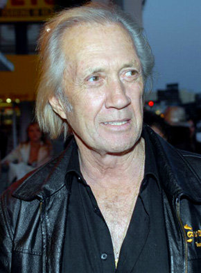 David Carradine (en una foto reciente) alcanzó fama mundial con su serie de televisión “Kung Fu”

