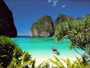 Una idílica playa de Thailandia 