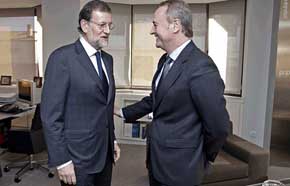 Fabra y Rajoy en una imagen de archivo